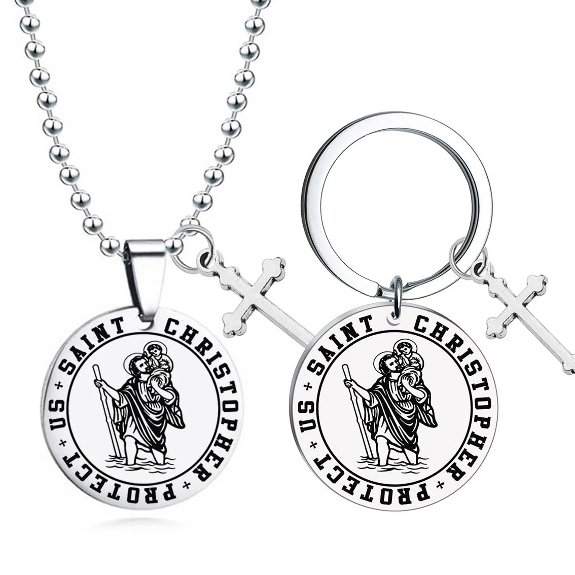 Saint Christopher Keychain