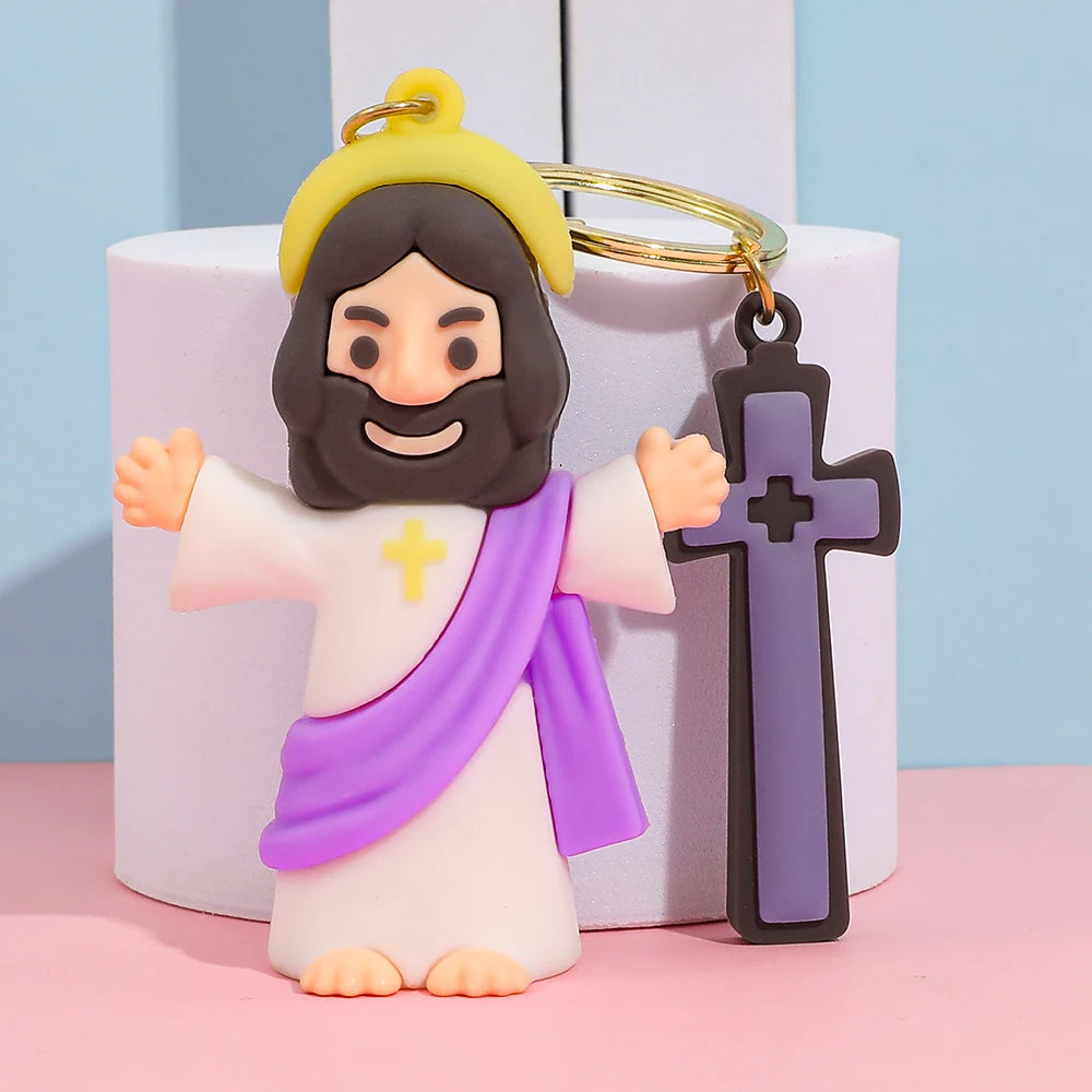 Llavero Jesucristo con Cruz