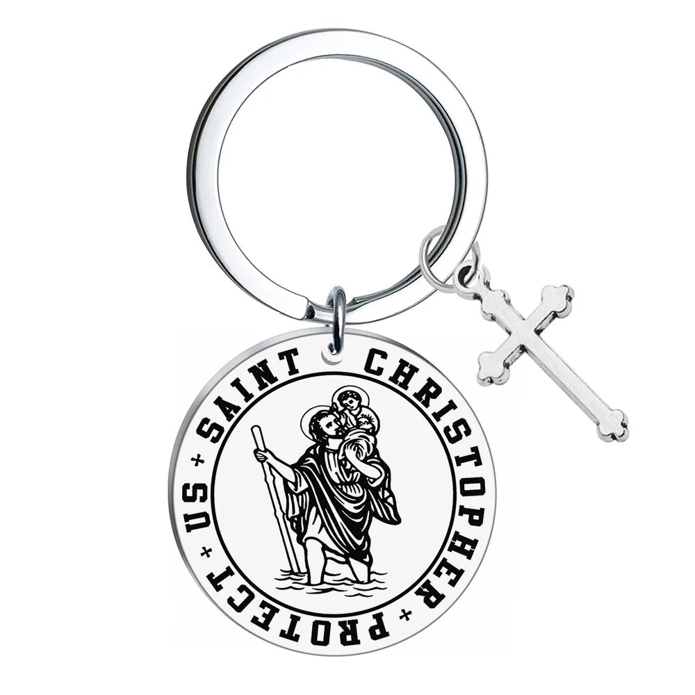 Saint Christopher Keychain