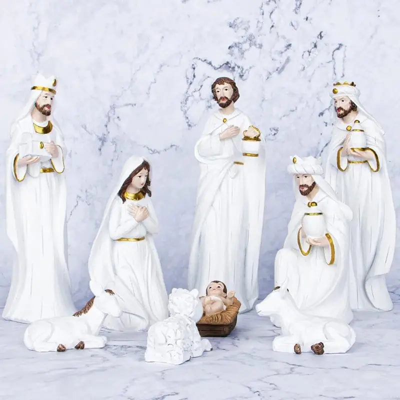 9 Piece Nativity Set