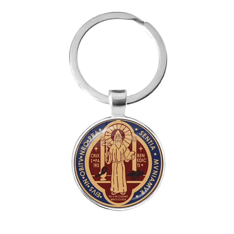Saint Benedict Keychain 