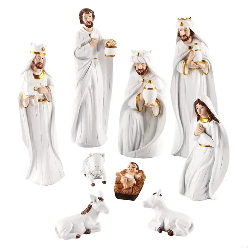 9 Piece Nativity Set