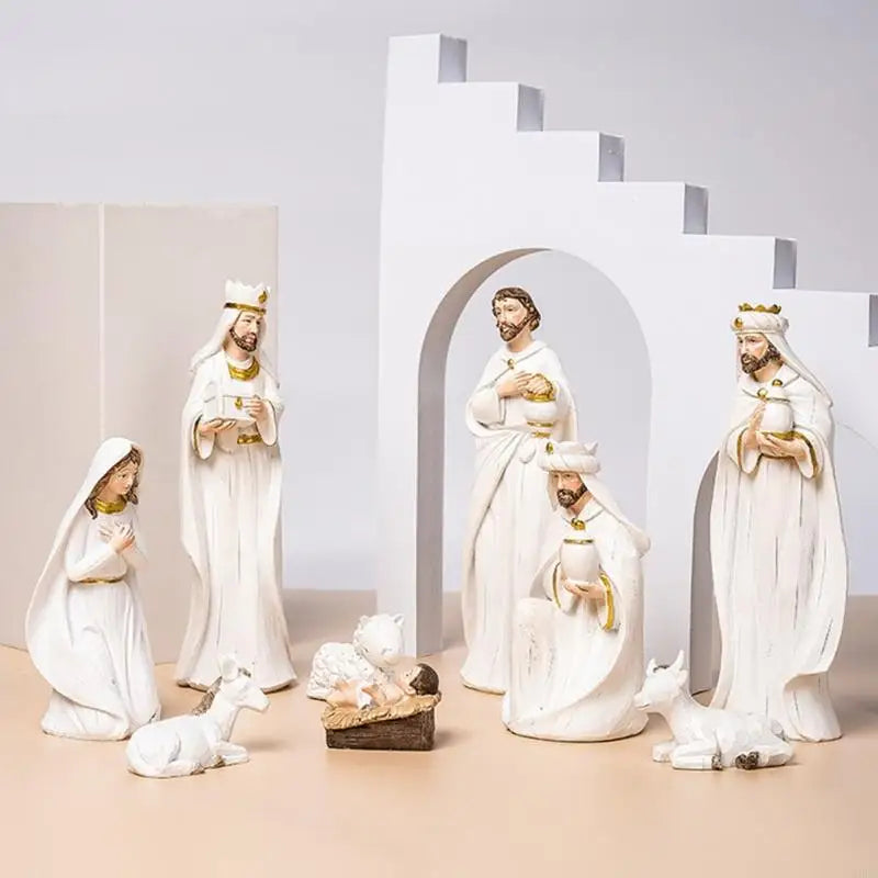 9 Piece Nativity Set